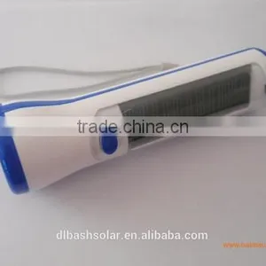 China Factory Price Super Bright 5 Leds Solar Flashlight With FM Radio thumbnail-3