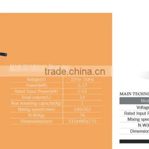 Hot Sale 20Kg Dough Stand Mixer, Spiral Mixer, Flour Mixer Machine Price(CD50) thumbnail-5