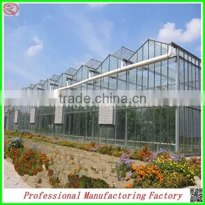 Commercial Steel Frame Venlo Polycarbonate Greenhouses With Irrigation System thumbnail-6