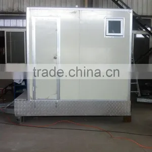 China Toilet Portable Toilet Mobile Chemical Toilet With Trailor for Sale thumbnail-3