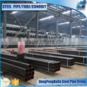 Erw Black 100x100x3.0mm Hollow Section Steel Pipe for Table thumbnail-1