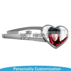 Cheap Heart Shaped Sublimation Hairpin thumbnail-1