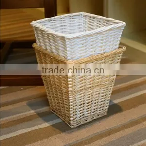 Cheap Wicker Trash Can thumbnail-1