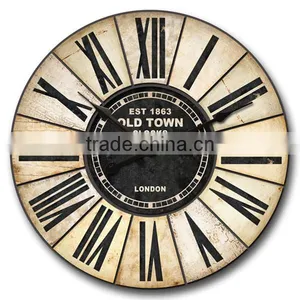 Popular and Classic Wooden Wall Clocks Vintage MDF Wall Clocks Cheap Wall Clocks Wholesale thumbnail-1