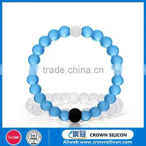 Silicone Bead Bracelet/silicone Bracelet/silicone Ball Bracelet thumbnail-1