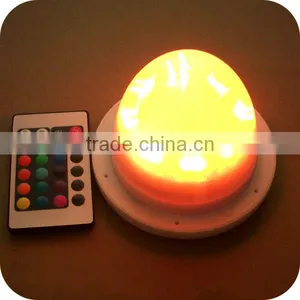 Multicolor Changing Remote Controller Rgb Led Solar Garden Lamps thumbnail-1