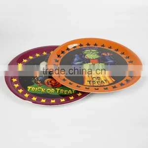 Multicolor Plastic Round Disk/plate for Halloween thumbnail-1