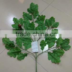 Guangzhou Shengjie Fire Retarant Oak Tree Leaves 5 Branches thumbnail-2
