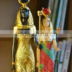 Polyresin Tutankhamen and Goddess Egyptian Statues Wholesale thumbnail-3