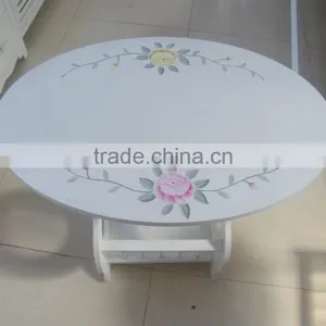 Modern Round Nesting Wooden Coffee Tables thumbnail-5