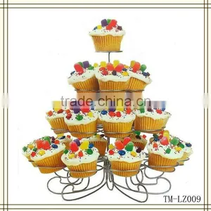 Metal 4 Tier Cupcake Stand thumbnail-1