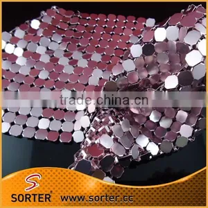 2017 Best Selling Items Knitted Sequin Fabric For Party Decoration thumbnail-4