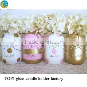 Apple Candle Holder Personalised Engraved Glass Mason Jar thumbnail-4