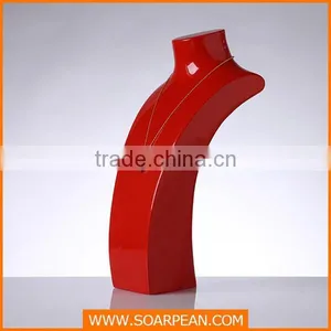 High-end Red Neck Mannequin for Jewelry Display Stand thumbnail-3