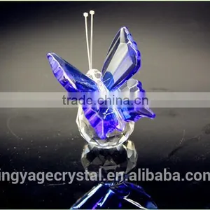 Elegant Blue Crystal Butterfly Model Church Anniversary Gift thumbnail-2