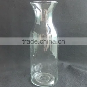 Clear Glass Flower Vase For Sale thumbnail-1