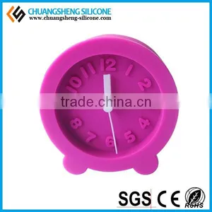 Round Silicone Clock ,time Clock, Table Clock thumbnail-2