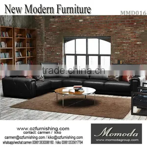 2017 NEW Design High Quality Leather Sofa /Fashionable Simple Modern Sectional Sofa thumbnail-1