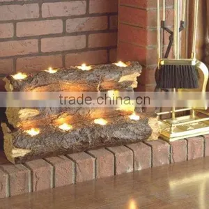 Vinatge Candle Holders Resin Tealight Fireplace thumbnail-2