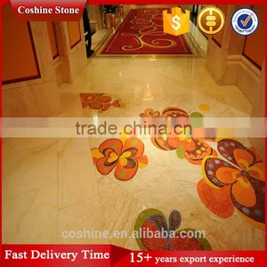 Gold Spider Anilox Marble With Linght Yellow Vein Marble Stone thumbnail-1