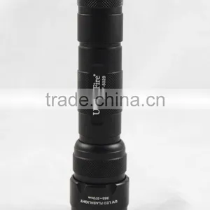 High Power Rechargeable Long Range UV Beam Led Flashlight Torch With Keychain thumbnail-1