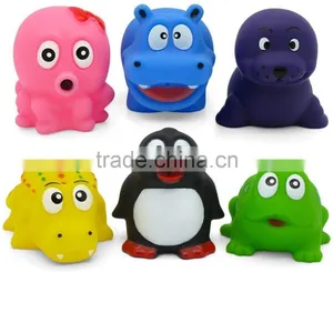 Plastic Bath Toy Rubber Latex Set Family Rubber Toys From ICTC Factory thumbnail-1