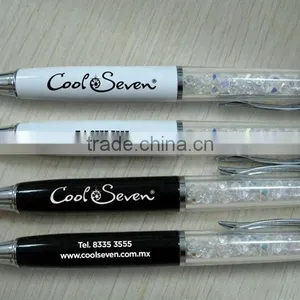 Very Cheapest !!! New Fashional Metal White Jumbo Crystal Diamond New Ball Pen/promotional Ball Pen/shining Ball Pen thumbnail-1