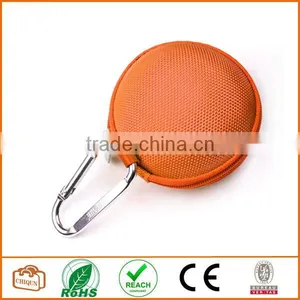 Orange Earphone Handsfree Headset HARD EVA Case thumbnail-1
