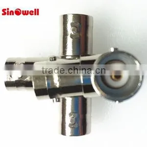 BNC Female to 2 Female Jack-Plug-Jack thumbnail-1