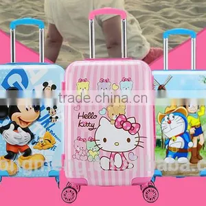Luggage Suitcase Kids Trolley Case Carton Printing Case thumbnail-6