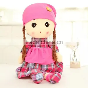 Stuffed Plush Custom Girl Doll Factory Wholesale Toy thumbnail-4