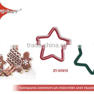Star Shape Plastic Cookie Cutter With TPR Grip thumbnail-1