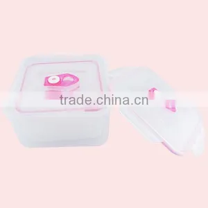 Square Take Away Airtight Plastic Food Container thumbnail-2