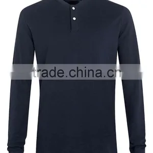 2015 Selected Men Navy Long Sleeves t Shirts Custom Design Full Sleeve t Shirt Wholesale thumbnail-4
