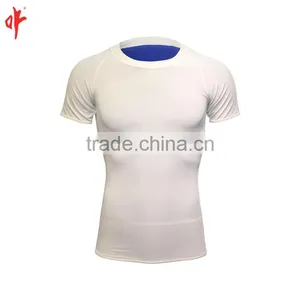 Men's Cool Dry Sport Wear Compression Reversible Baselayer Short Sleeves Baselayer T Shirts thumbnail-2