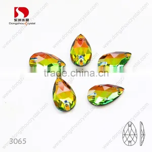 Flat Back VM001 Color Crystal Stones,with Holes Sewing on Crystals/rhinestone for Beautiful Ornament thumbnail-4