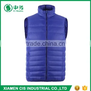 2017 Trendy European Style Winter Plus Size Ultralight Mens Padded Down Vest thumbnail-4