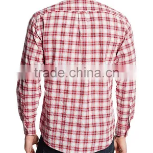 OEM 2016 New Style Wholesale Plaid Men's Plaid Flannel Shirt thumbnail-6