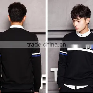 Teenagers Autumn Tide Male Hoodie Sets Round Collar Male Money Academy for Sports Leisure Wind Thin Coat of Cultivate One's Mora thumbnail-4