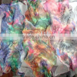 Fashion Long Silk Scarf / Digital Women Scarf thumbnail-1