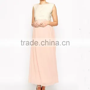Fully Lined Little Mistress Chiffon Maxi Dress for Maternity Dress 2015 thumbnail-2