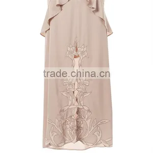 Factory Price Hot Sale Lace Ruffle Pencil Women Skirt Long Maxi thumbnail-6