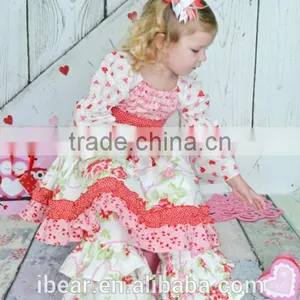 Whole Sale Winter/fall Boutique Girl Remak Baby Clothes3pcs Sweet Girl Princess With Long Sleeve and Long Pants Girls Ruffle Set thumbnail-1