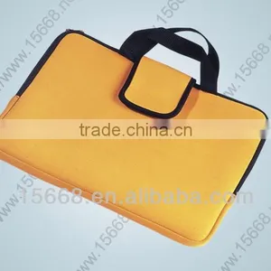 Yellow Hot Sale Neoprene Laptop Bag With Handle thumbnail-1