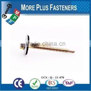 Made In Taiwan Dome Seal Roof Self Drilling Screw Head Hex Rubber Washer Self Drilling Screw Hex Head Bonded Washer Self Drillin thumbnail-4