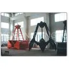 5T , 10T Excavator Spare Parts Four Rope Clamshell Grab For Bulk Loading thumbnail-1