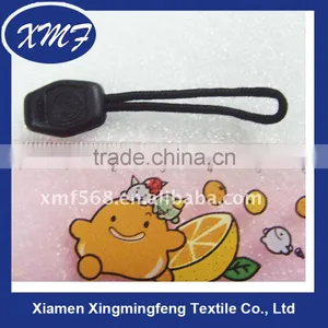 Sexangle Black Plastic Zipper Puller thumbnail-1