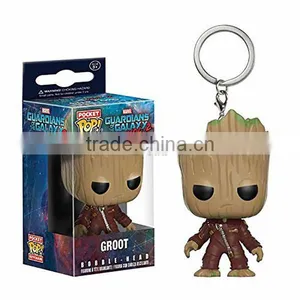 2017 Hot Movie Guardians of the Galaxy II Lovely Groot POP Keychain, Pocket POP Keychain Figures thumbnail-1