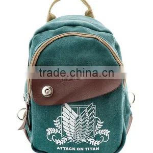 Ecoparty Cool Children Rucksack Casual School Bag Bookbag For Teenage Girls Anime Attack on Titan Backpacks Shoulder Ba thumbnail-1