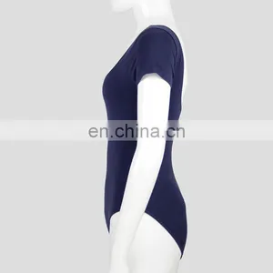 Wholesale Gymnastics Girl Short Sleeve Leotard thumbnail-2